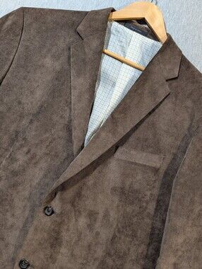 Lauren Ralph Lauren Brown Corduroy Blazer Men's 48R Two Button